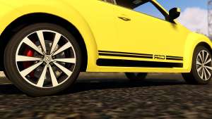 Limited Edition VW Beetle GSR 2012 for GTA 5 wheels