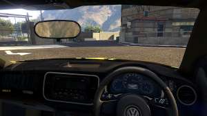 Limited Edition VW Beetle GSR 2012 for GTA 5 interior