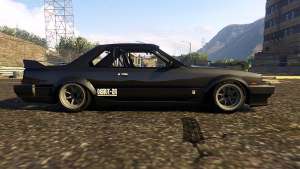 Nissan Skyline RS-X R30 for GTA 5 side view
