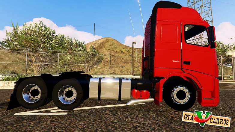 VOLVO FH for GTA 5 side view