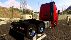 VOLVO FH for GTA 5 rear view