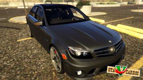 Mercedes-Benz C63 AMG W204 2014 for GTA San Andreas front view