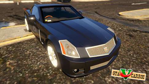 Cadillac XLR-V for GTA 5 front view
