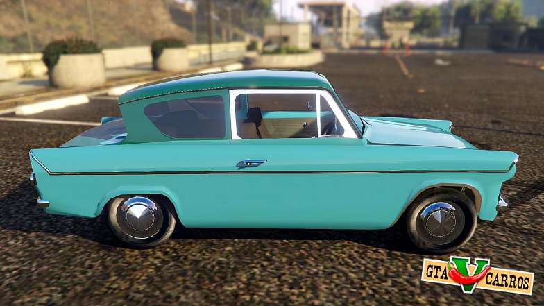 Ford Anglia 1959 from Harry Potter for GTA 5 side view