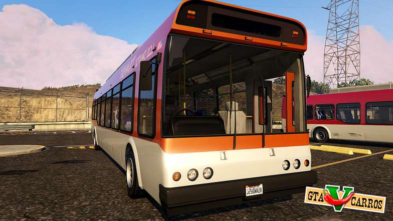 Portugal, Madeira Bus H.Funchal Low Entry Skin for GTA 5 front view