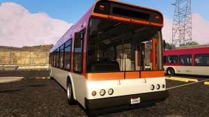 Portugal, Madeira Bus H.Funchal Low Entry Skin for GTA 5 front view