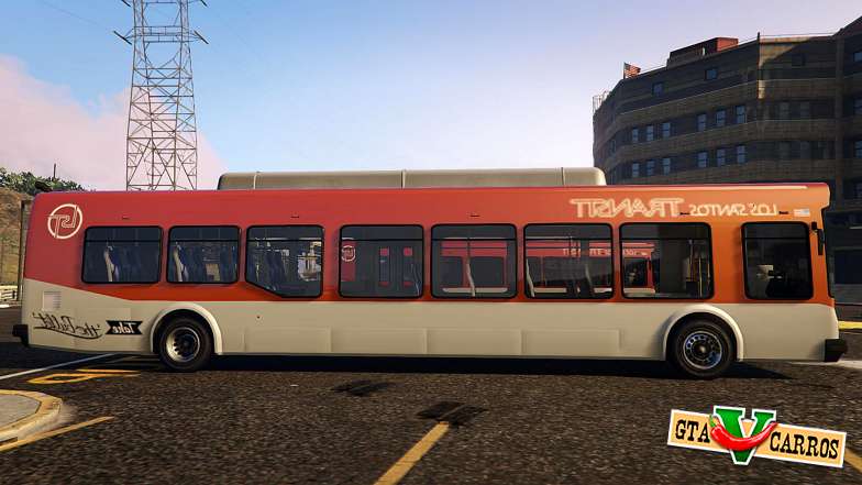 Portugal, Madeira Bus H.Funchal Low Entry Skin for GTA 5 side view