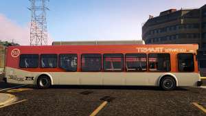 Portugal, Madeira Bus H.Funchal Low Entry Skin for GTA 5 side view