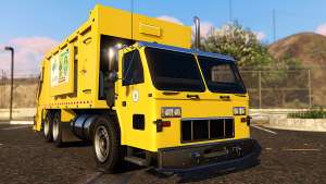 Portugal, Madeira Garbage Truck CMF Skin for GTA 5 front view
