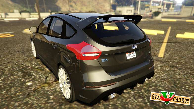 Ford Focus RS 2016 for GTA 5 rear view
