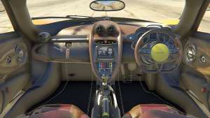 Pagani Huayra 2012 for GTA 5 interior
