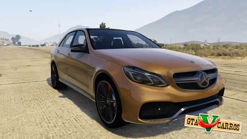Mercedes-Benz E63 AMG 2013 for GTA 5 front view