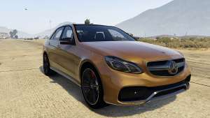 Mercedes-Benz E63 AMG 2013 for GTA 5 front view