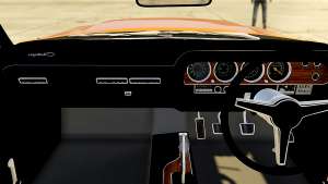 Dodge Challenger 70 for GTA 5 interior