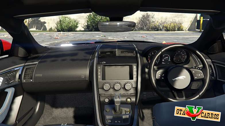 Jaguar F-Type R&amp;SVR for GTA 5 interior