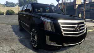 Cadillac Escalade FBI for GTA 5 front view