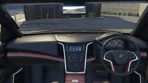 Cadillac Escalade FBI for GTA 5 interior