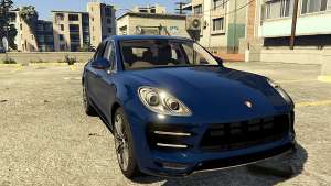 Porsche Macan Turbo 2016 for GTA 5 front view