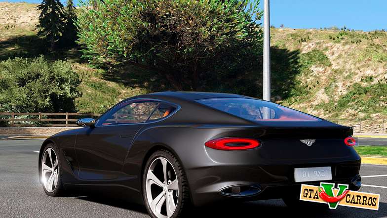 Bentley EXP 10 Speed 6 for GTA 5 rear view
