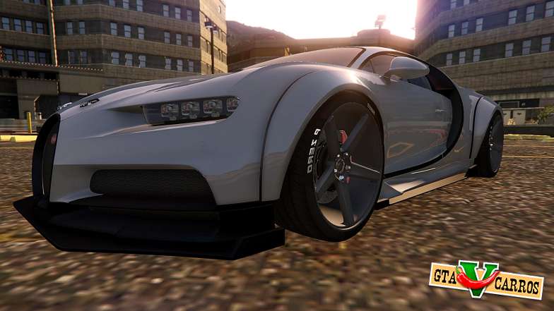 Bugatti Chiron Widebody for GTA 5 exterior