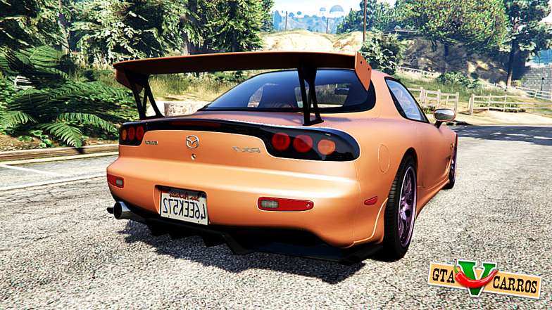 Mazda RX-7 Spirit R Type A (FD3S) 2002 [add-on] for GTA 5 rear view