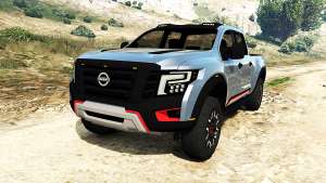 Nissan Titan Warrior Concept 2016 for GTA 5 front view