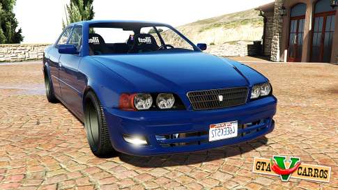 Toyota Chaser (JZX100) cambered v1.1 [add-on] for GTA 5 front view