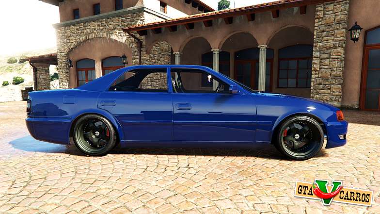 Toyota Chaser (JZX100) cambered v1.1 [add-on] for GTA 5 side view