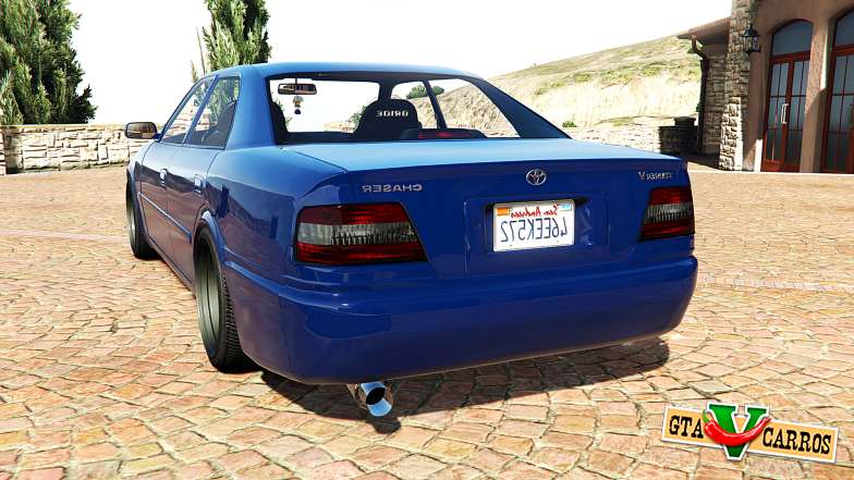 Toyota Chaser (JZX100) cambered v1.1 [add-on] for GTA 5 rear view