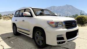 Toyota Land Cruiser 200 Zeus for GTA 5 front view