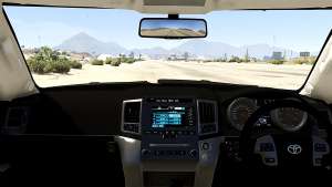 Toyota Land Cruiser 200 Zeus for GTA 5 interior