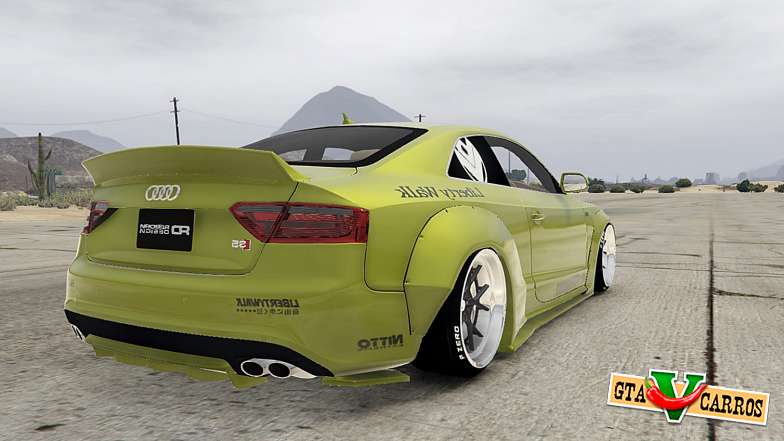 Audi S5 Liberty Walk for GTA 5 rear view