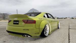 Audi S5 Liberty Walk for GTA 5 rear view