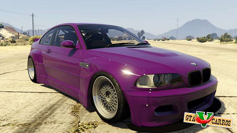 BMW M3 E46 Pandem Rocket Bunny for GTA 5 front view