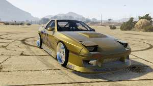 Mazda Fc3 BN SPORTS for GTA 5 front view