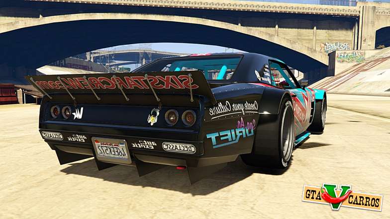 Declasse Drift Tampa V2 for GTA 5 rear view