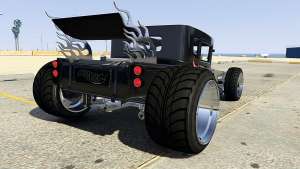 The BoneShaker 1.0 for GTA 5 rear view