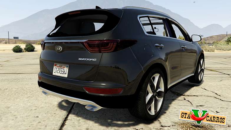 Kia Sportage 2017 2.5 for GTA 5 rear view