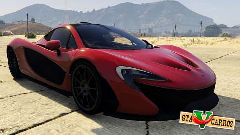 McLaren P1 2014 2.0 for GTA 5 front view