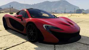 McLaren P1 2014 2.0 for GTA 5 front view