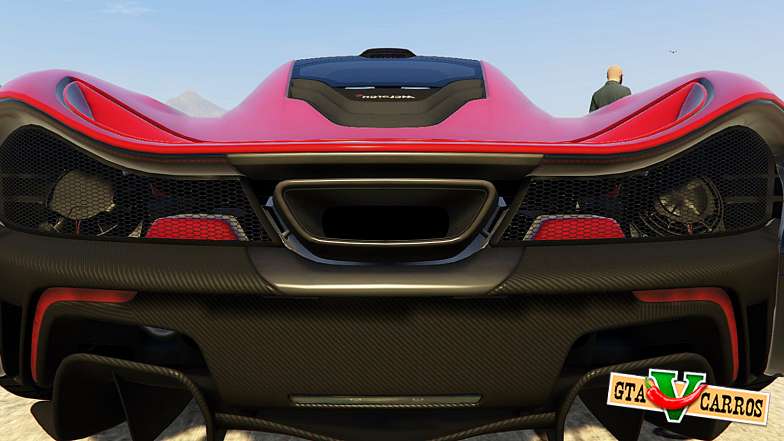 McLaren P1 2014 2.0 for GTA 5 rear view