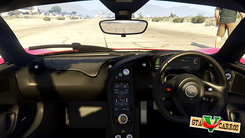 McLaren P1 2014 2.0 for GTA 5 interior