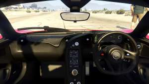 McLaren P1 2014 2.0 for GTA 5 interior