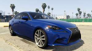 Lexus IS350 F-Sport 2014 for GTA 5 front view