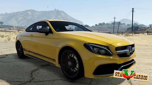 Mercedes C63S AMG Coupe for GTA 5 front view