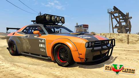 Dodge Challenger 2015 (Super Tuning) for GTA 5 front view