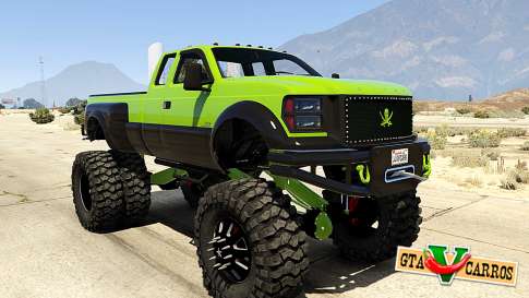 Sandking HD Monster Dually for GTA 5 front view