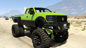 Sandking HD Monster Dually for GTA 5 front view