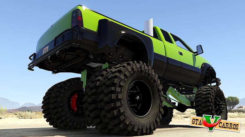 Sandking HD Monster Dually for GTA 5 rear view