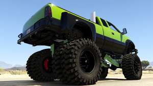 Sandking HD Monster Dually for GTA 5 rear view